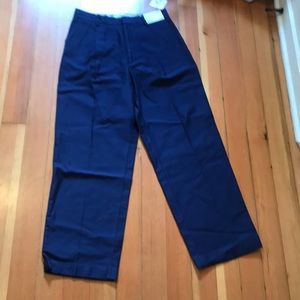 Uniqlo/Ines de la Fressange Blue Wide Cotton Pants